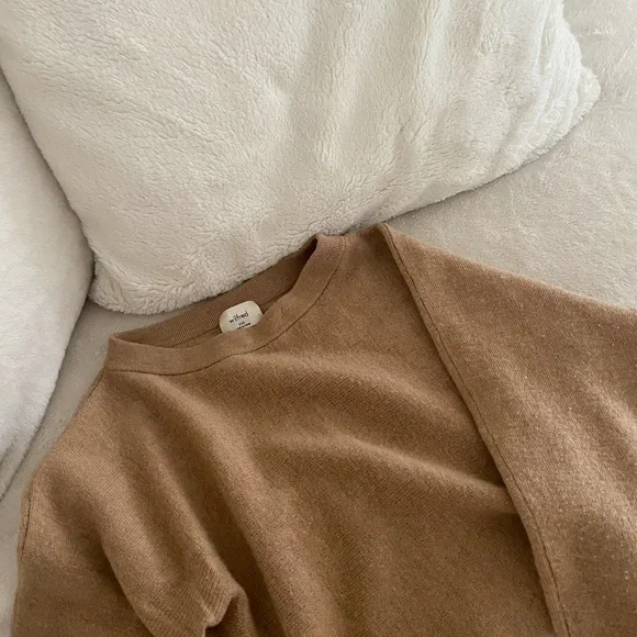 ❌SOLD❌Wilfred Tan Merino Wool Sweater - Picture 2 of 9